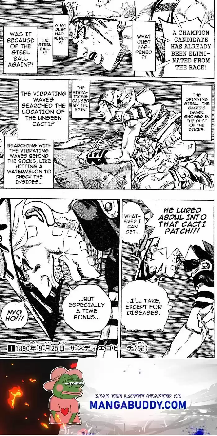 Jojo's Bizarre Adventure Chapter 757