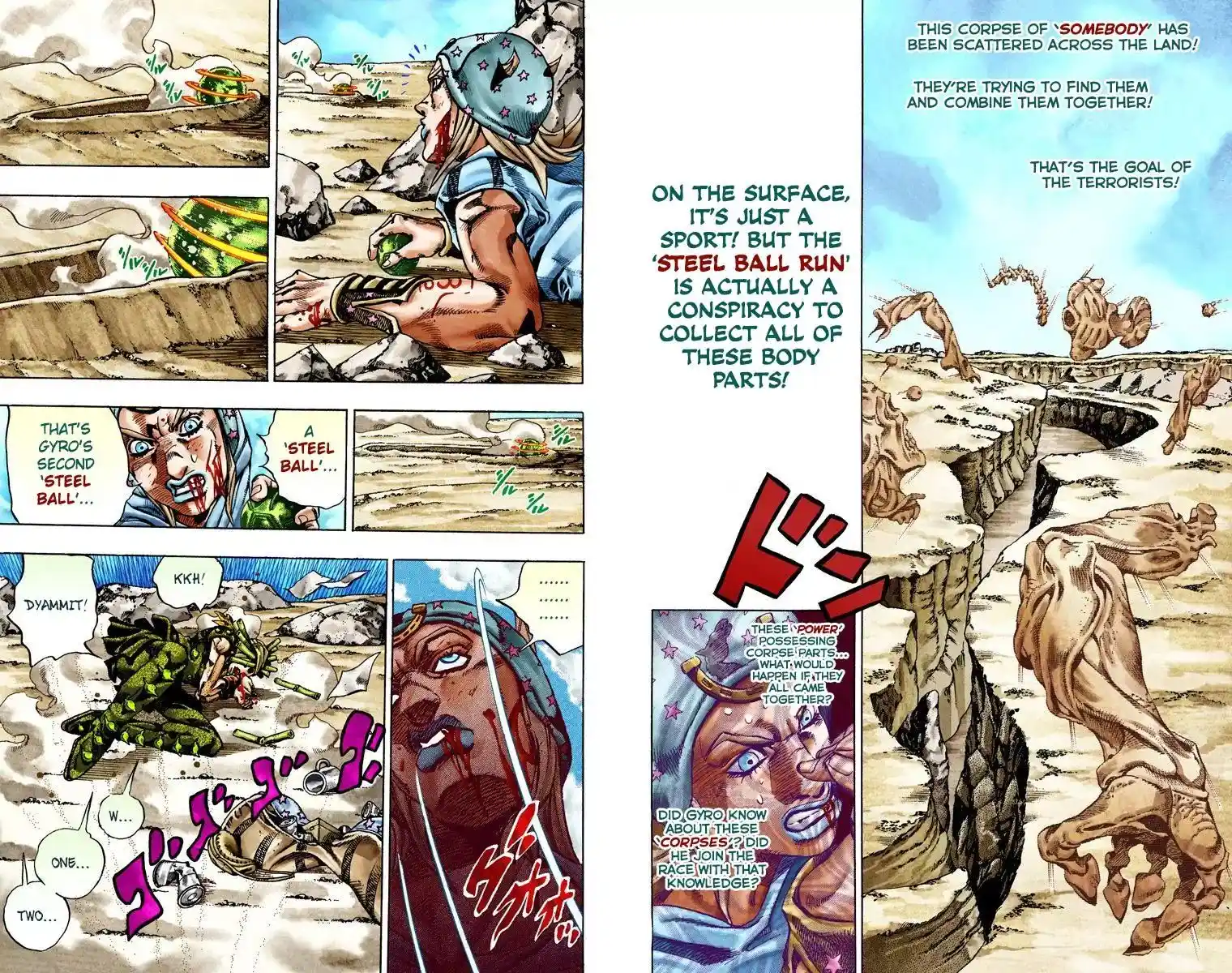 JoJo’s Bizarre Adventure Chapter 778