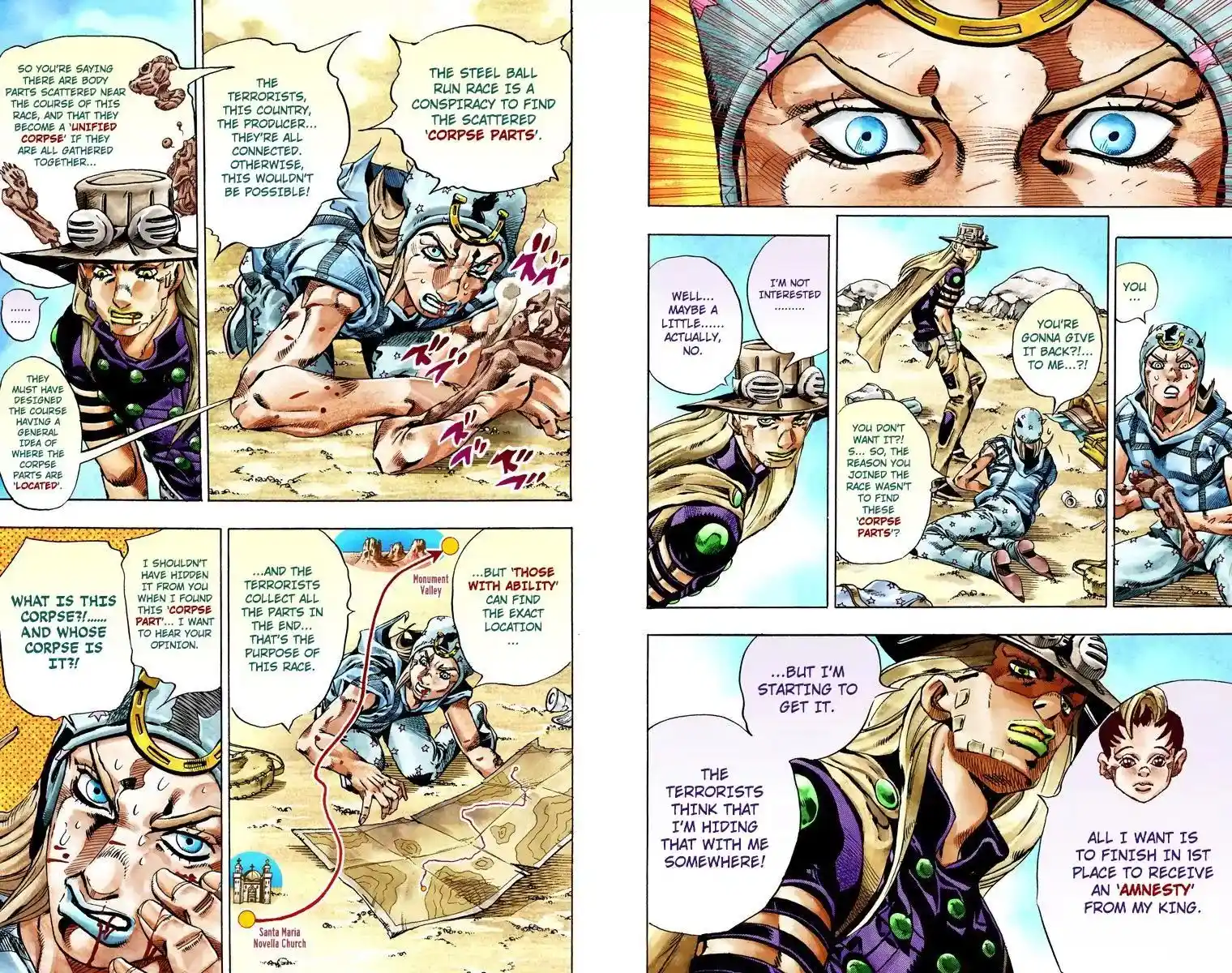 JoJo’s Bizarre Adventure Chapter 779