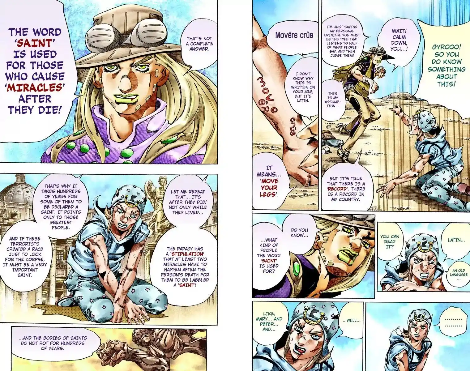 JoJo’s Bizarre Adventure Chapter 779