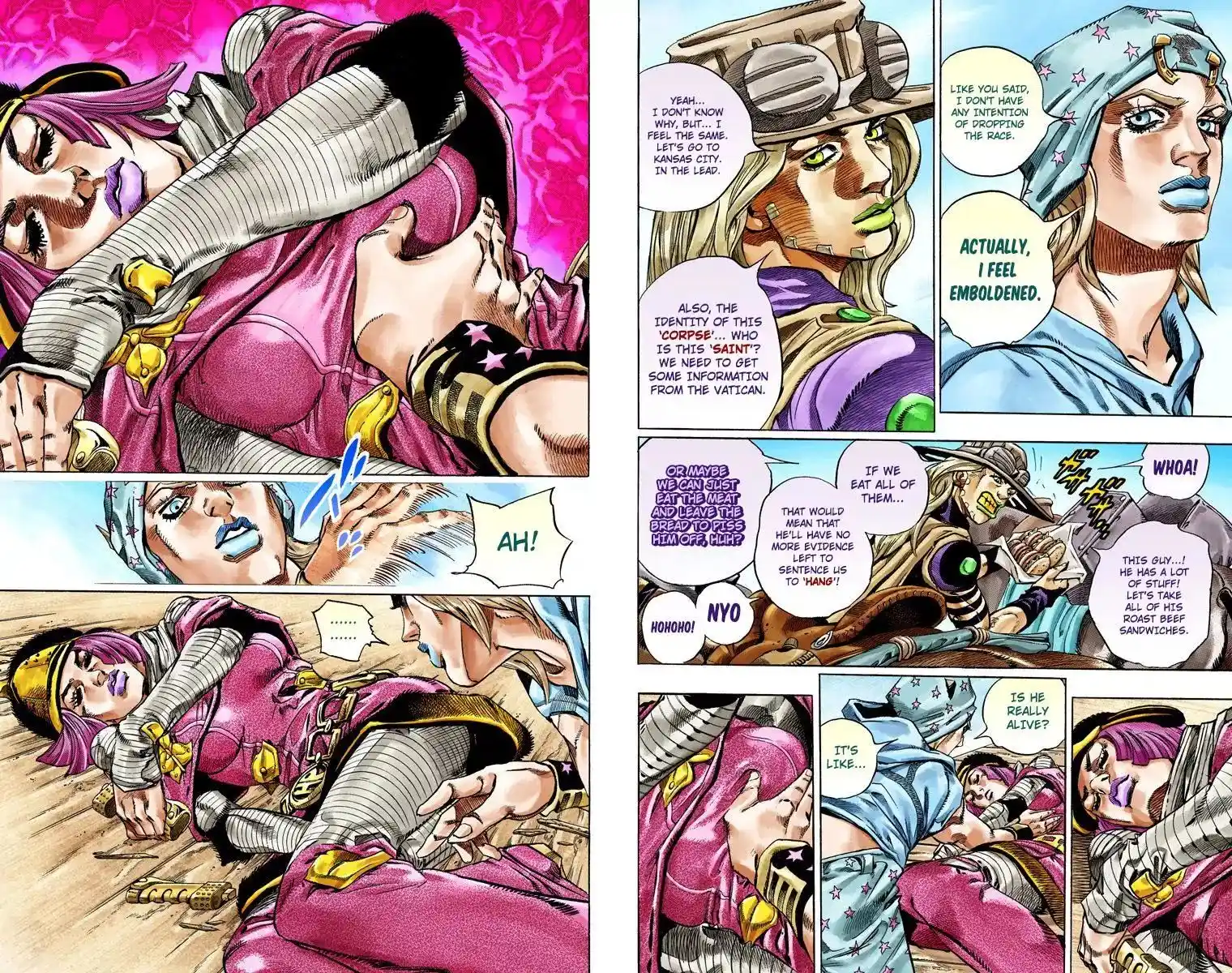 JoJo’s Bizarre Adventure Chapter 788