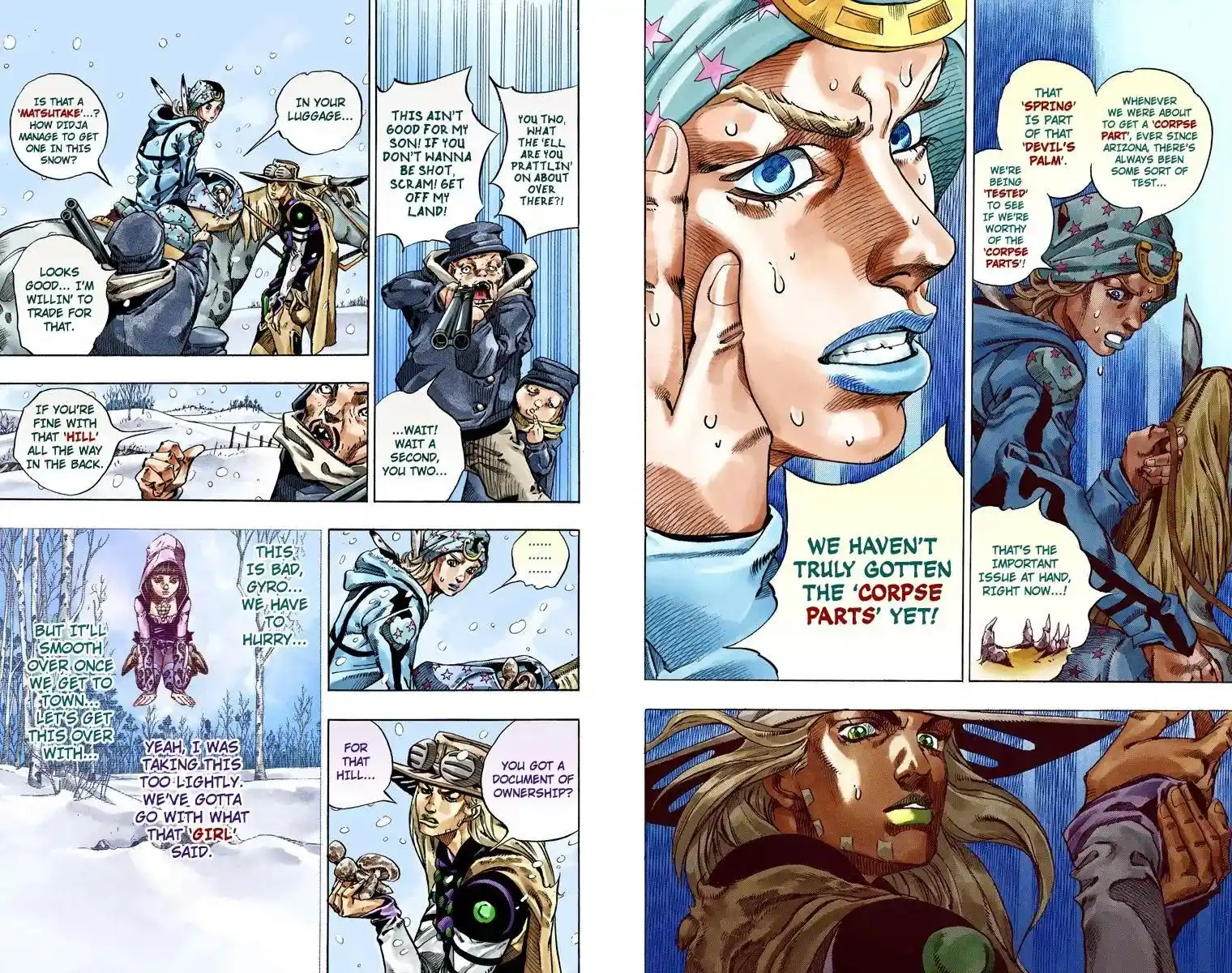 JoJo’s Bizarre Adventure Chapter 798