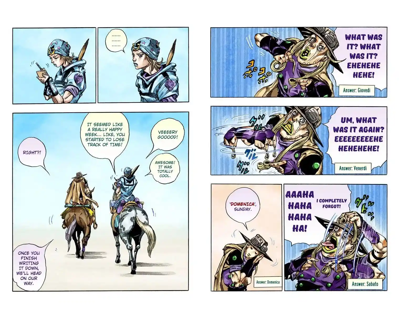 JoJo’s Bizarre Adventure Chapter 815