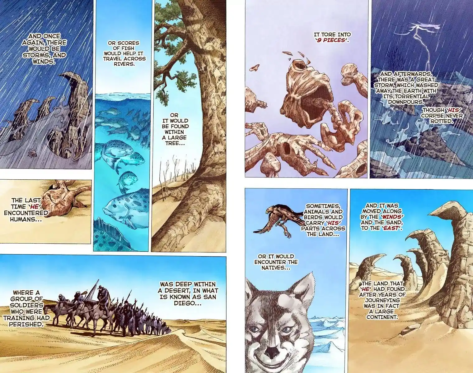 JoJo’s Bizarre Adventure Chapter 819