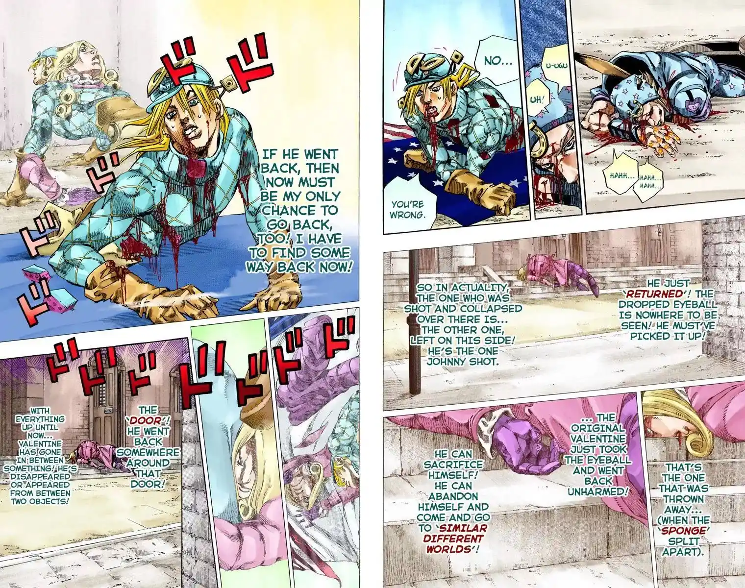 JoJo’s Bizarre Adventure Chapter 822