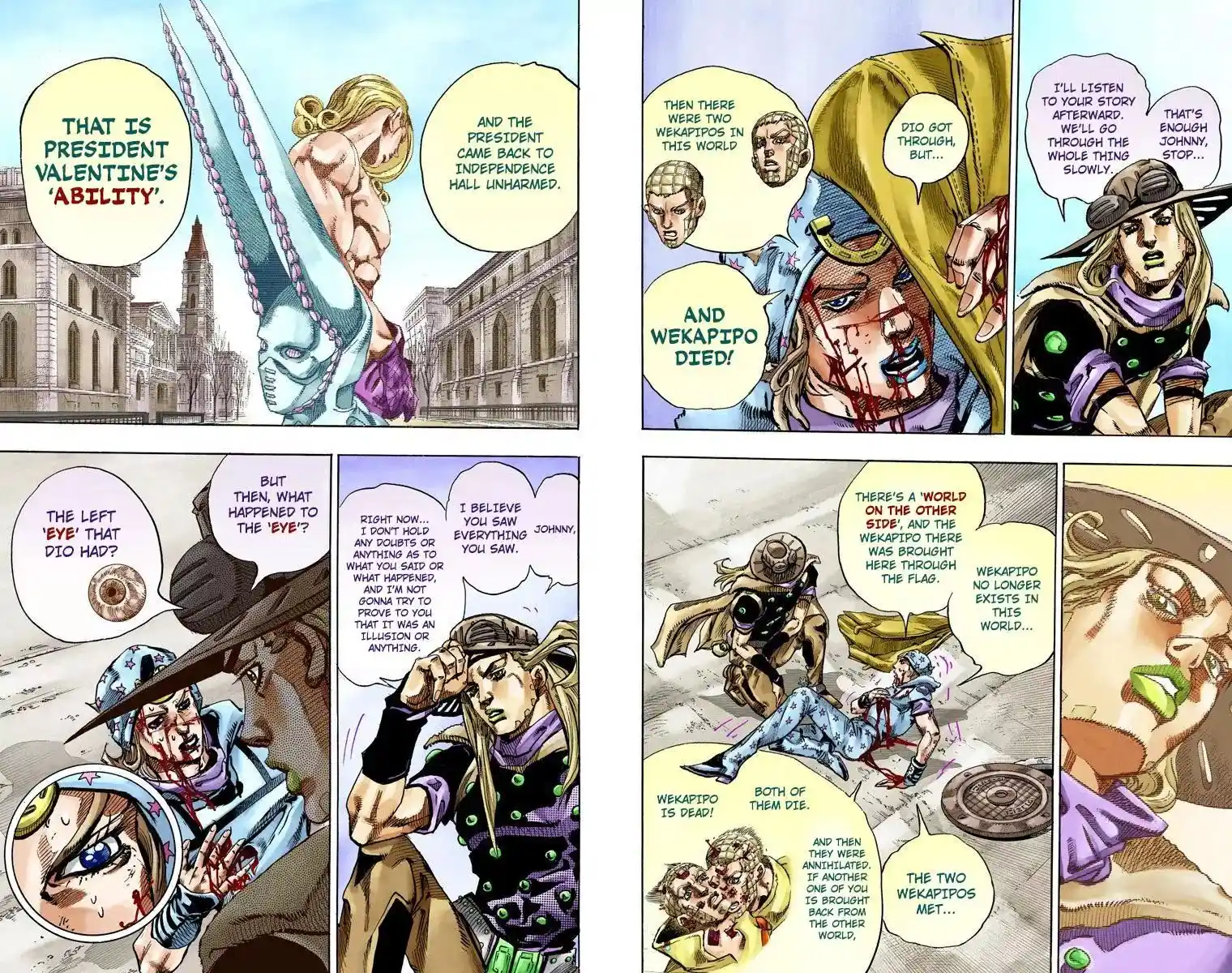 JoJo’s Bizarre Adventure Chapter 824