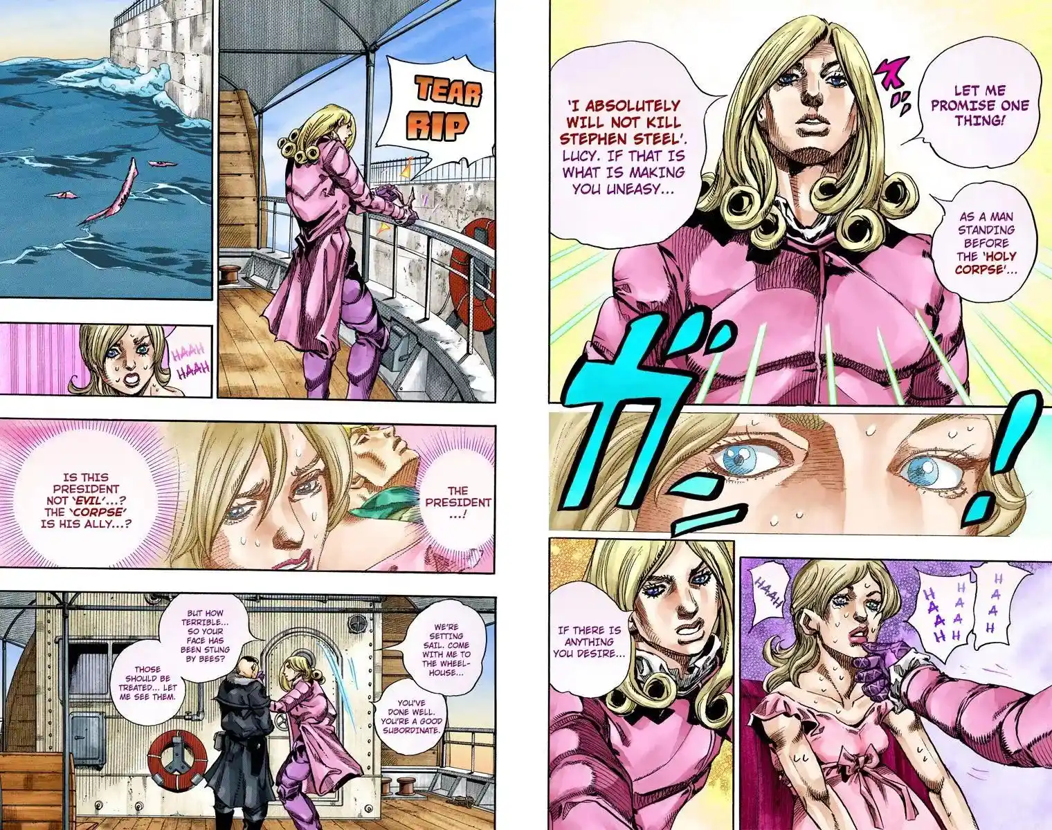 JoJo’s Bizarre Adventure Chapter 825