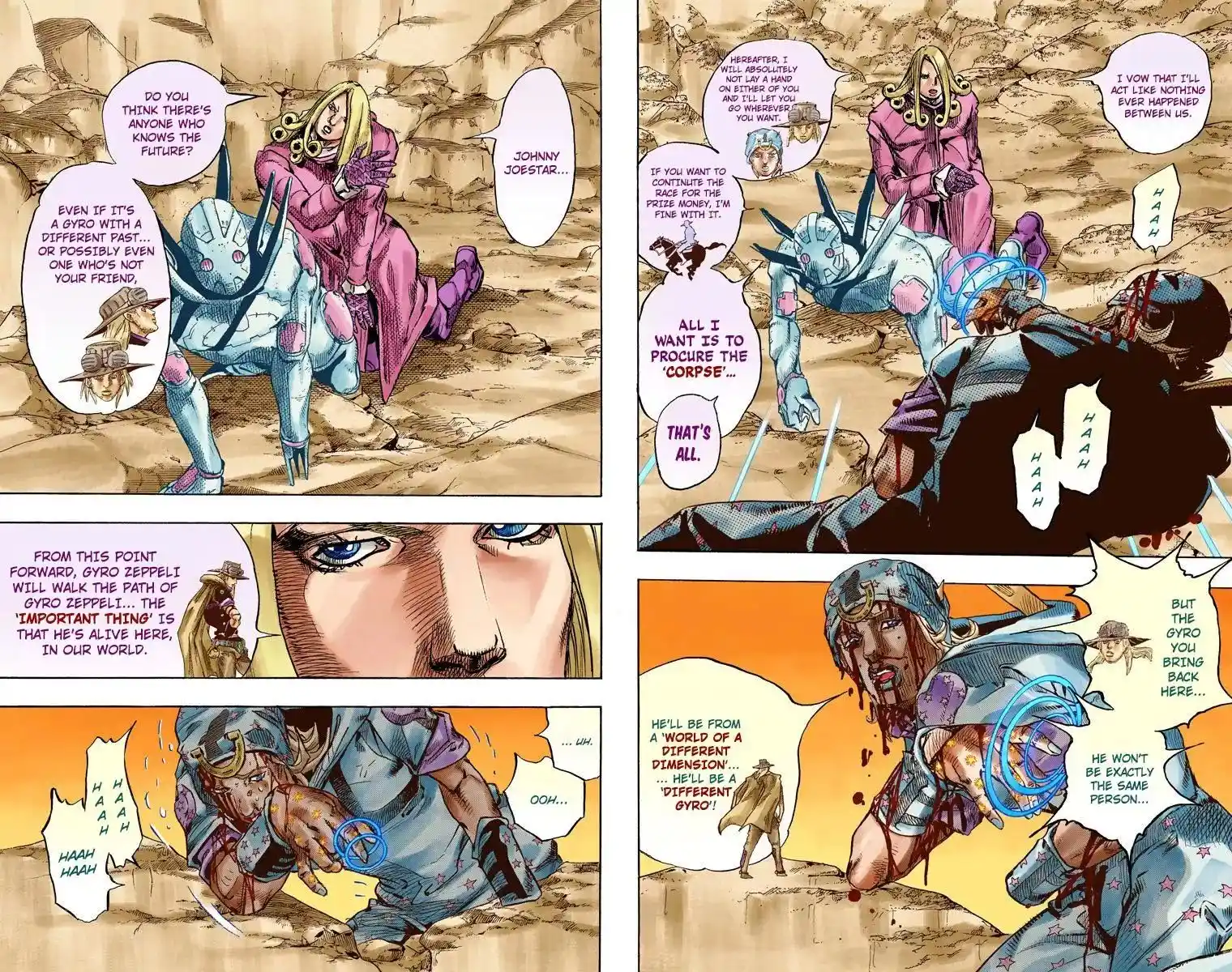 JoJo’s Bizarre Adventure Chapter 840