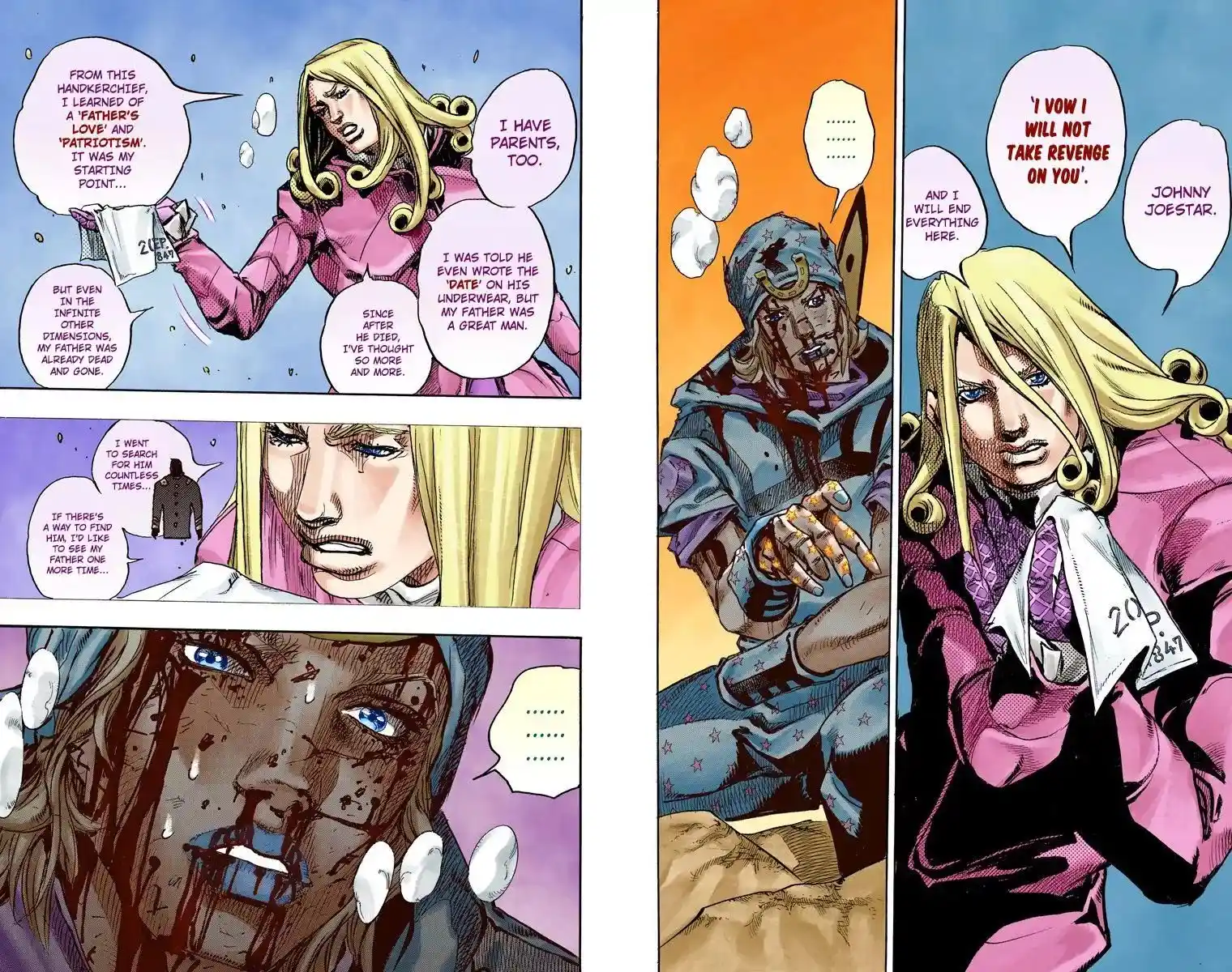 JoJo’s Bizarre Adventure Chapter 840