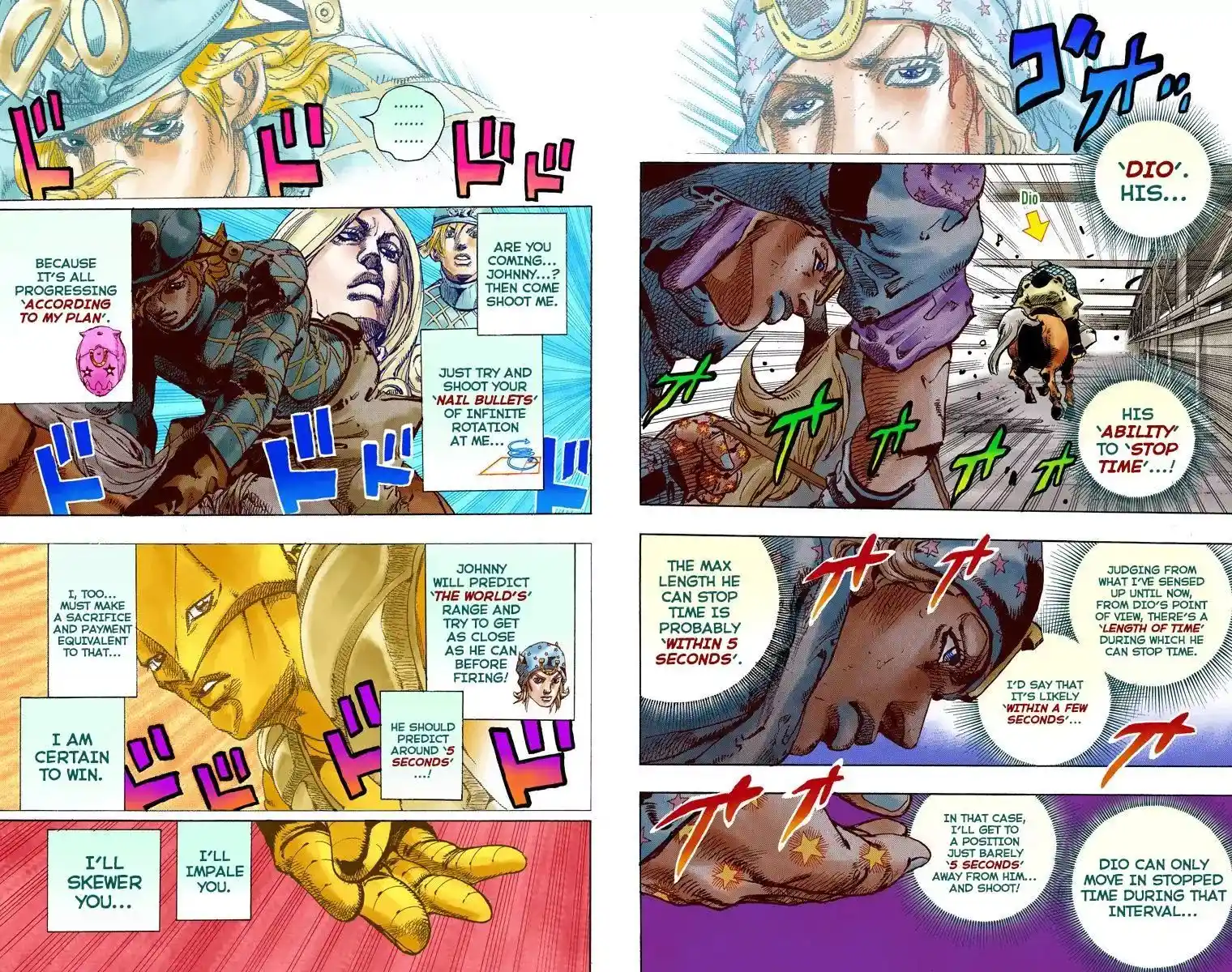 JoJo’s Bizarre Adventure Chapter 845