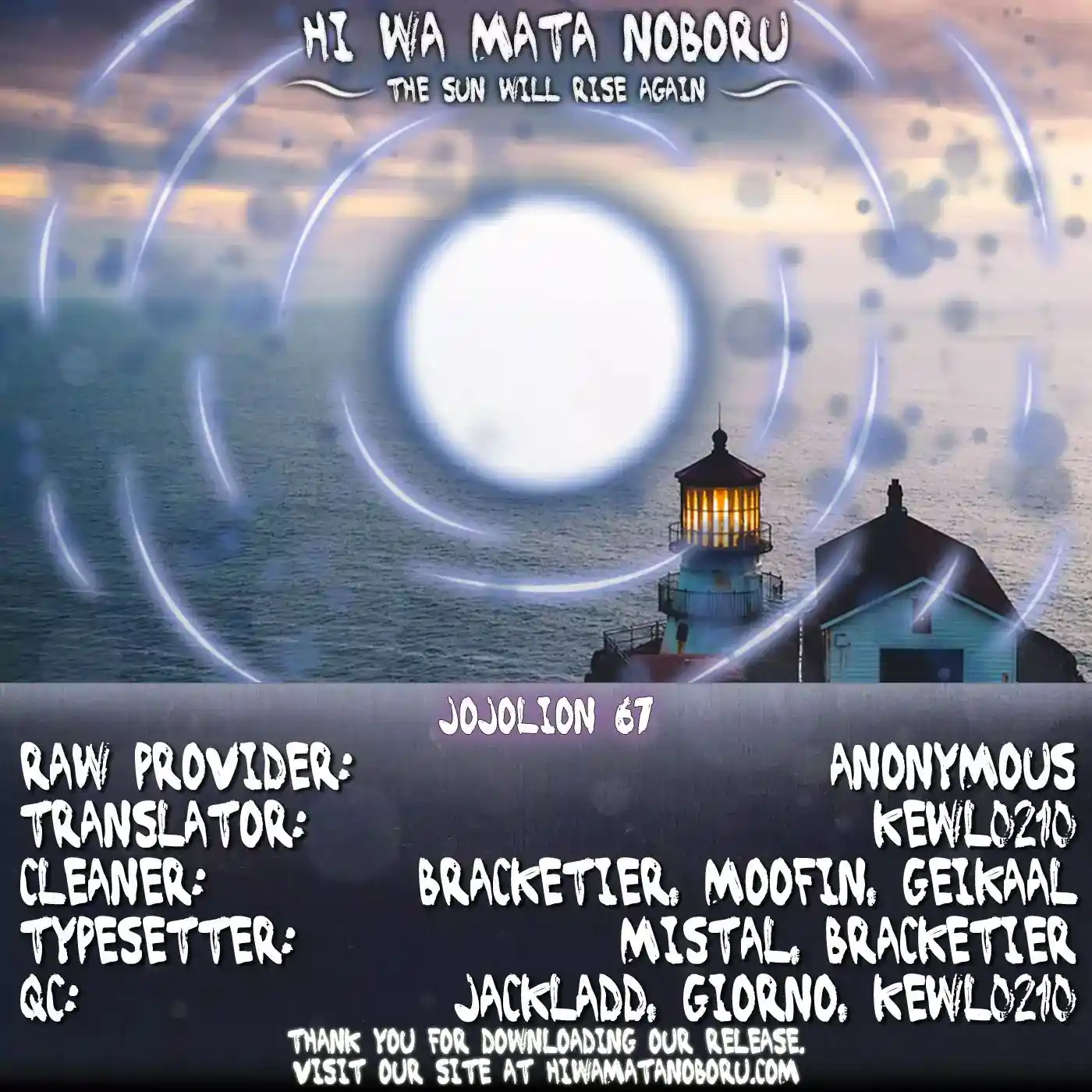 JoJo’s Bizarre Adventure Chapter 914