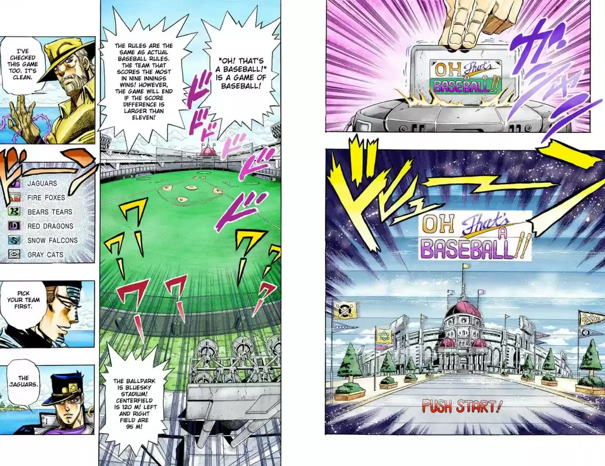 JoJo's Bizarre Adventure Part 3 Stardust Crusaders Vol. 13 Ch. 120 D'arby the Gamer Part 7 (Official Color Scans)