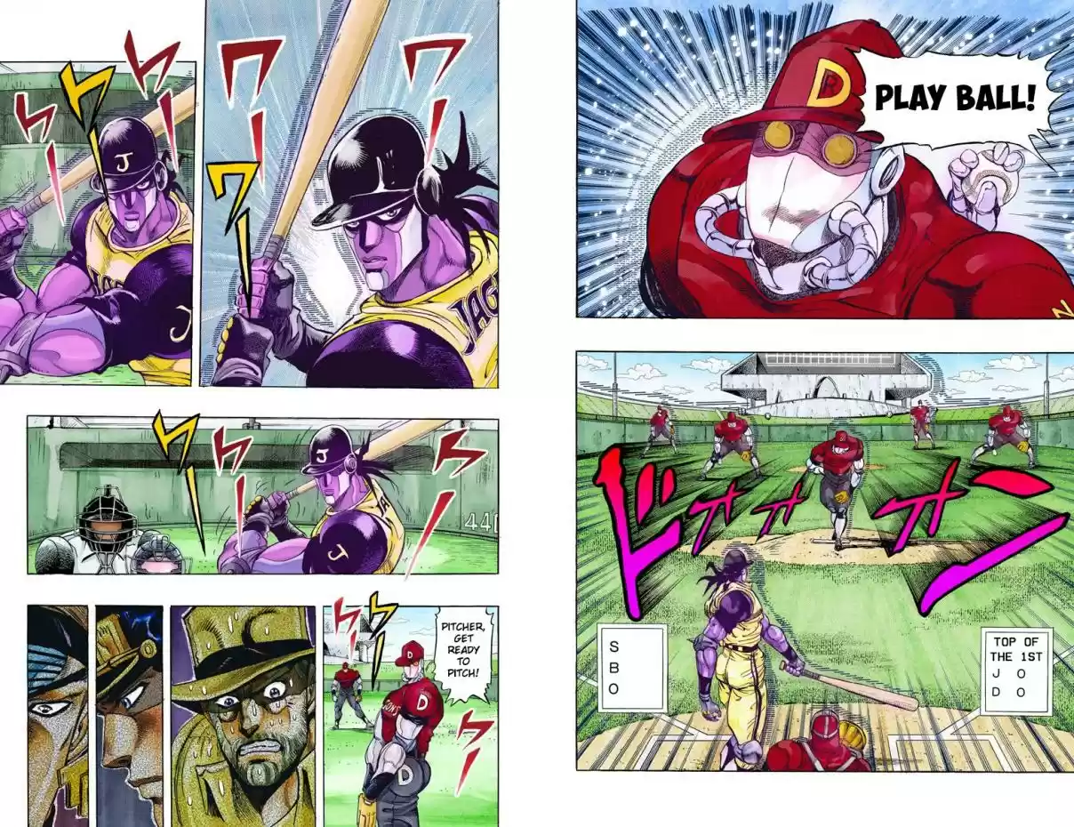 JoJo's Bizarre Adventure Part 3 Stardust Crusaders Vol. 13 Ch. 120 D'arby the Gamer Part 7 (Official Color Scans)