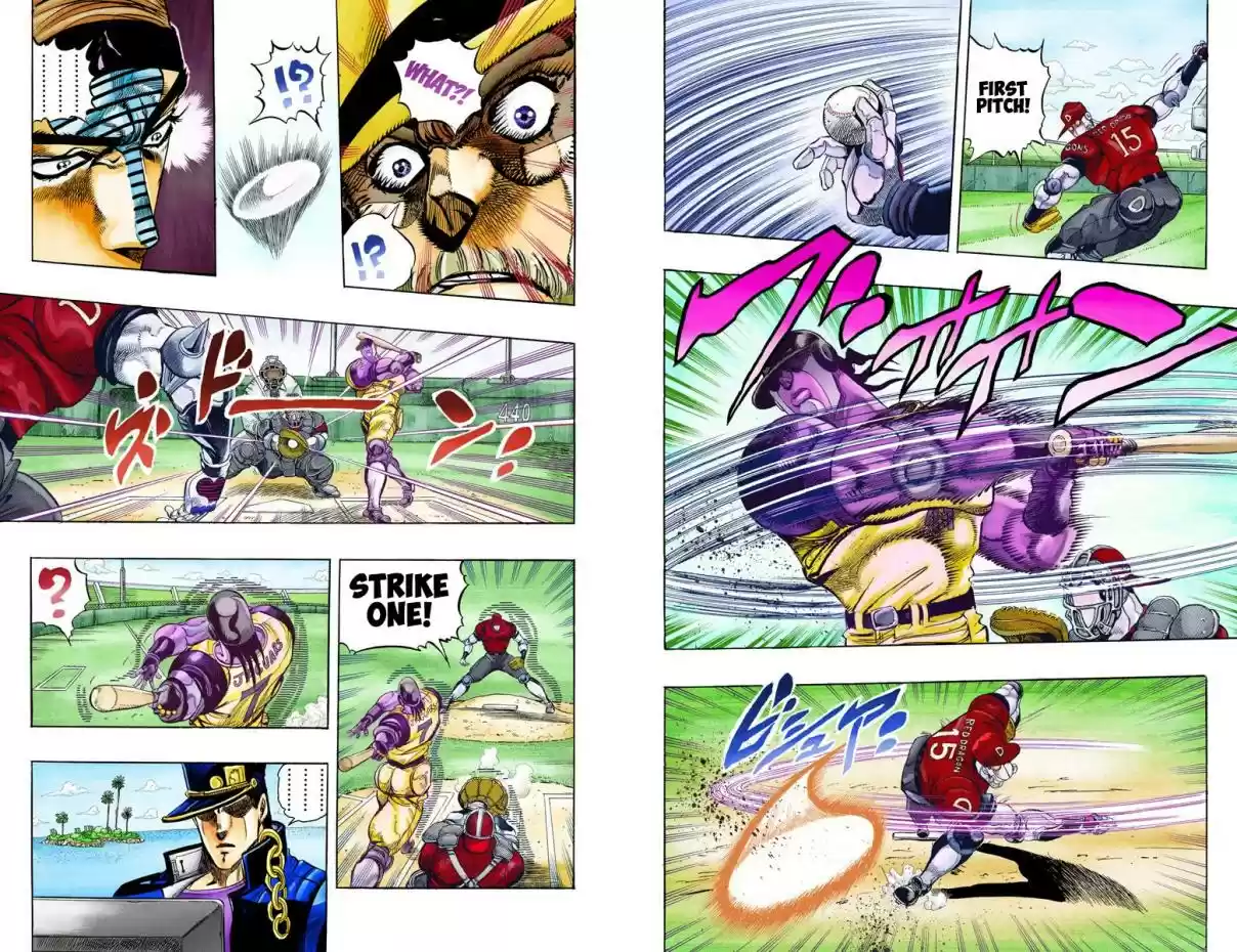 JoJo's Bizarre Adventure Part 3 Stardust Crusaders Vol. 13 Ch. 120 D'arby the Gamer Part 7 (Official Color Scans)