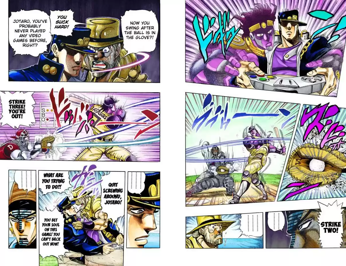 JoJo's Bizarre Adventure Part 3 Stardust Crusaders Vol. 13 Ch. 121 D'arby the Gamer Part 8 (Official Color Scans)