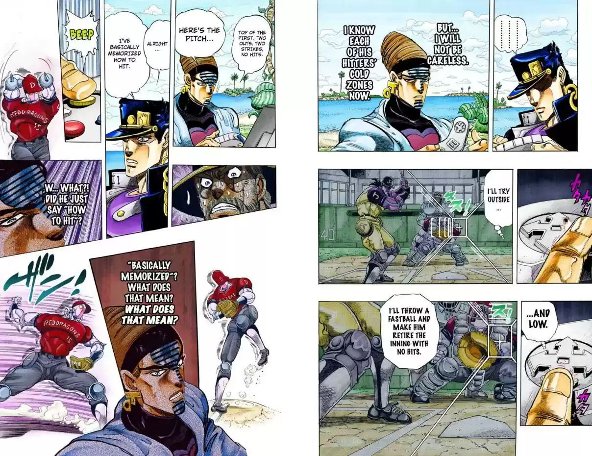 JoJo's Bizarre Adventure Part 3 Stardust Crusaders Vol. 13 Ch. 121 D'arby the Gamer Part 8 (Official Color Scans)