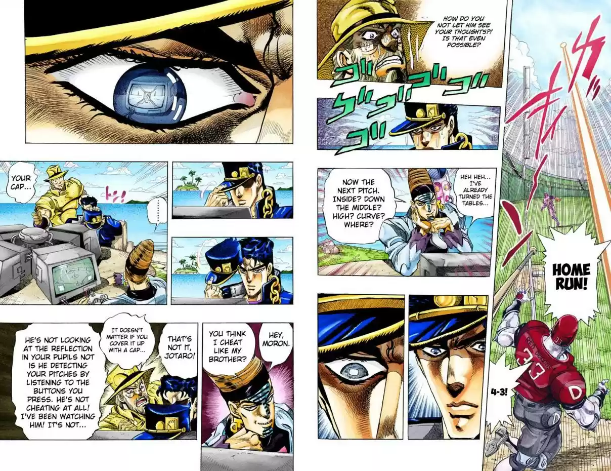 JoJo's Bizarre Adventure Part 3 Stardust Crusaders Vol. 13 Ch. 123 D'arby the Gamer Part 10 (Official Color Scans)