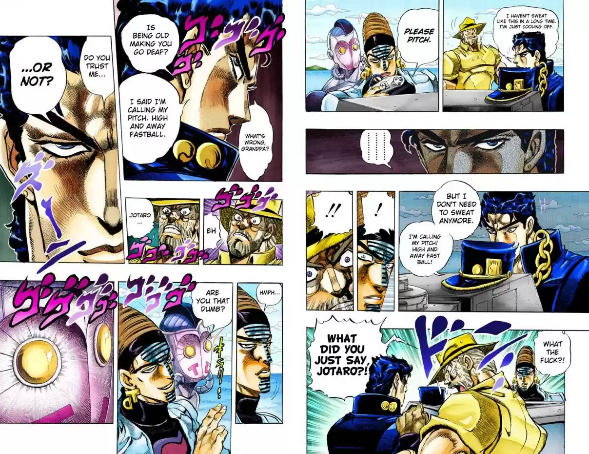 JoJo's Bizarre Adventure Part 3 Stardust Crusaders Vol. 13 Ch. 123 D'arby the Gamer Part 10 (Official Color Scans)