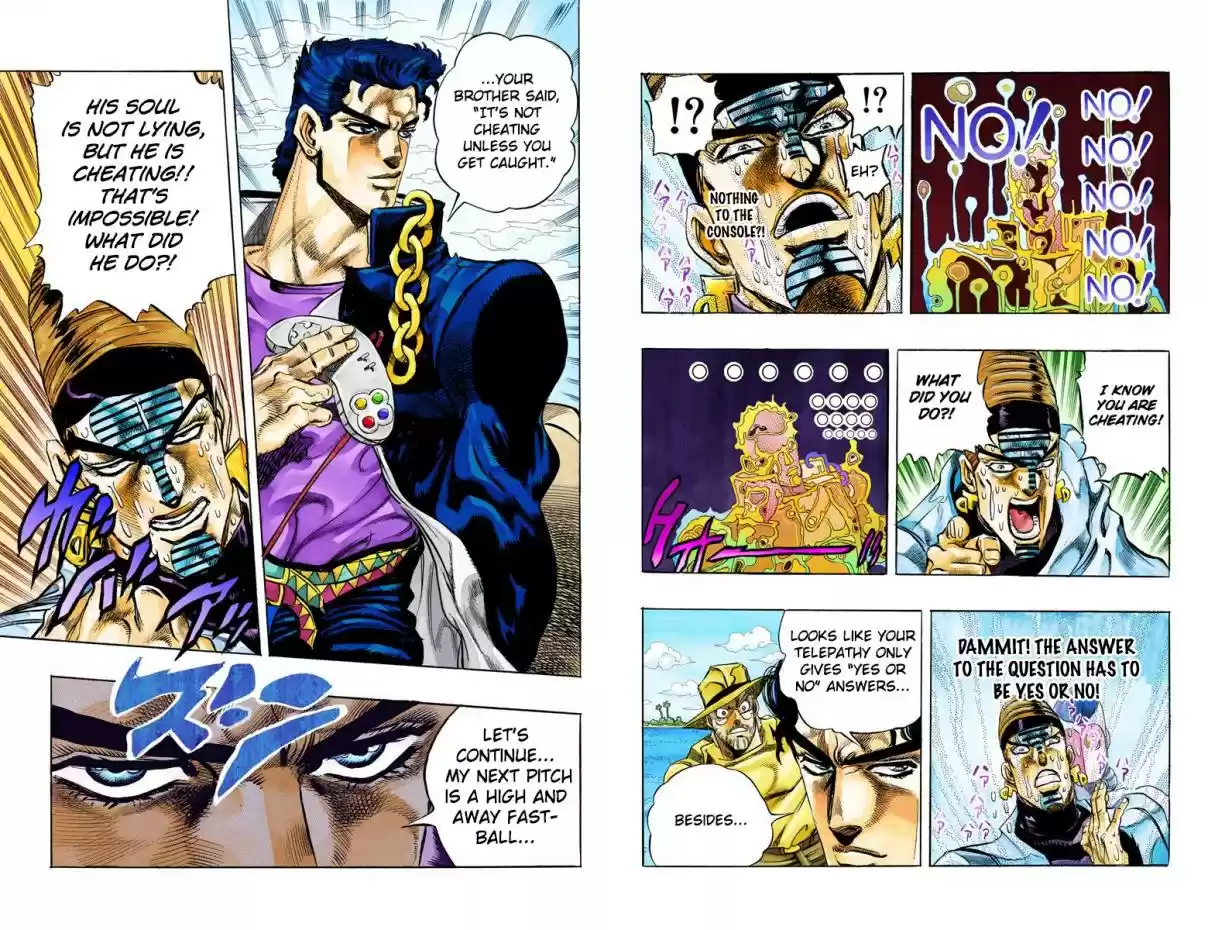JoJo's Bizarre Adventure Part 3 Stardust Crusaders Vol. 13 Ch. 123 D'arby the Gamer Part 10 (Official Color Scans)