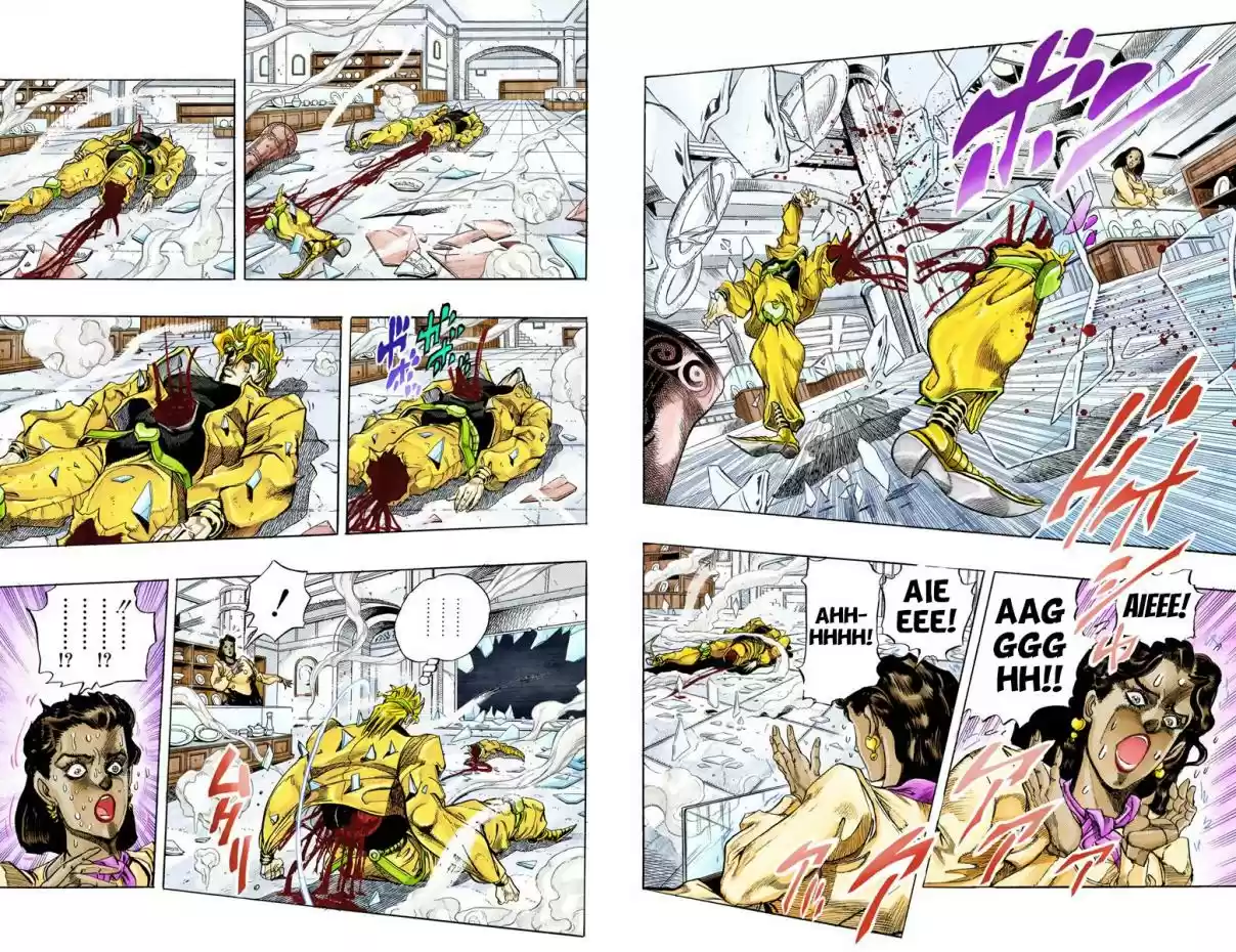 JoJo's Bizarre Adventure Part 3 Stardust Crusaders Vol. 16 Ch. 145 DIO's World Part 12 (Official Color Scans)