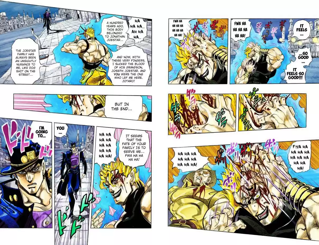 JoJo's Bizarre Adventure Part 3 Stardust Crusaders Vol. 16 Ch. 149 DIO's World Part 16 (Official Color Scans)