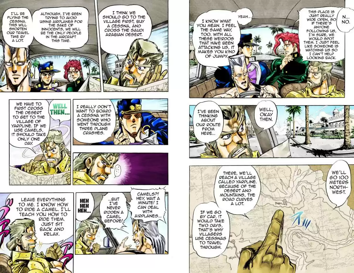 JoJo's Bizarre Adventure Part 3 Stardust Crusaders Vol. 6 Ch. 53 The Sun Part 1 (Official Color Scans)