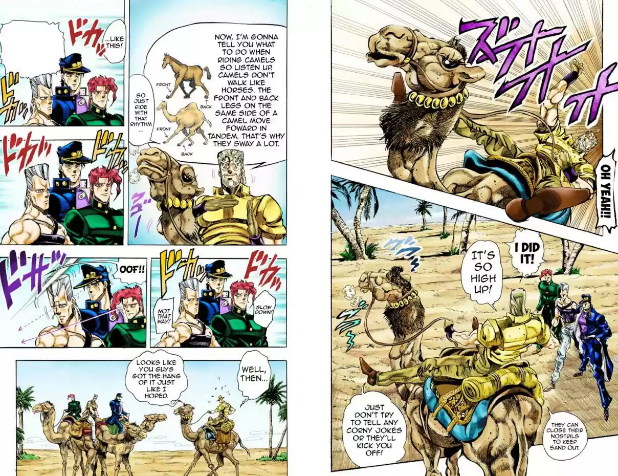 JoJo's Bizarre Adventure Part 3 Stardust Crusaders Vol. 6 Ch. 53 The Sun Part 1 (Official Color Scans)