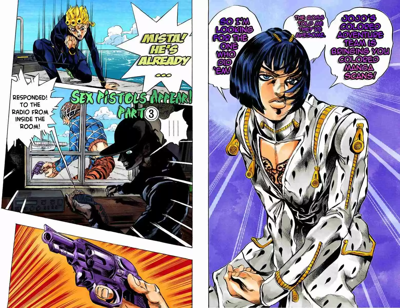 JoJo's Bizarre Adventure Part 5: Vento Aureo Vol.50 Ch.464