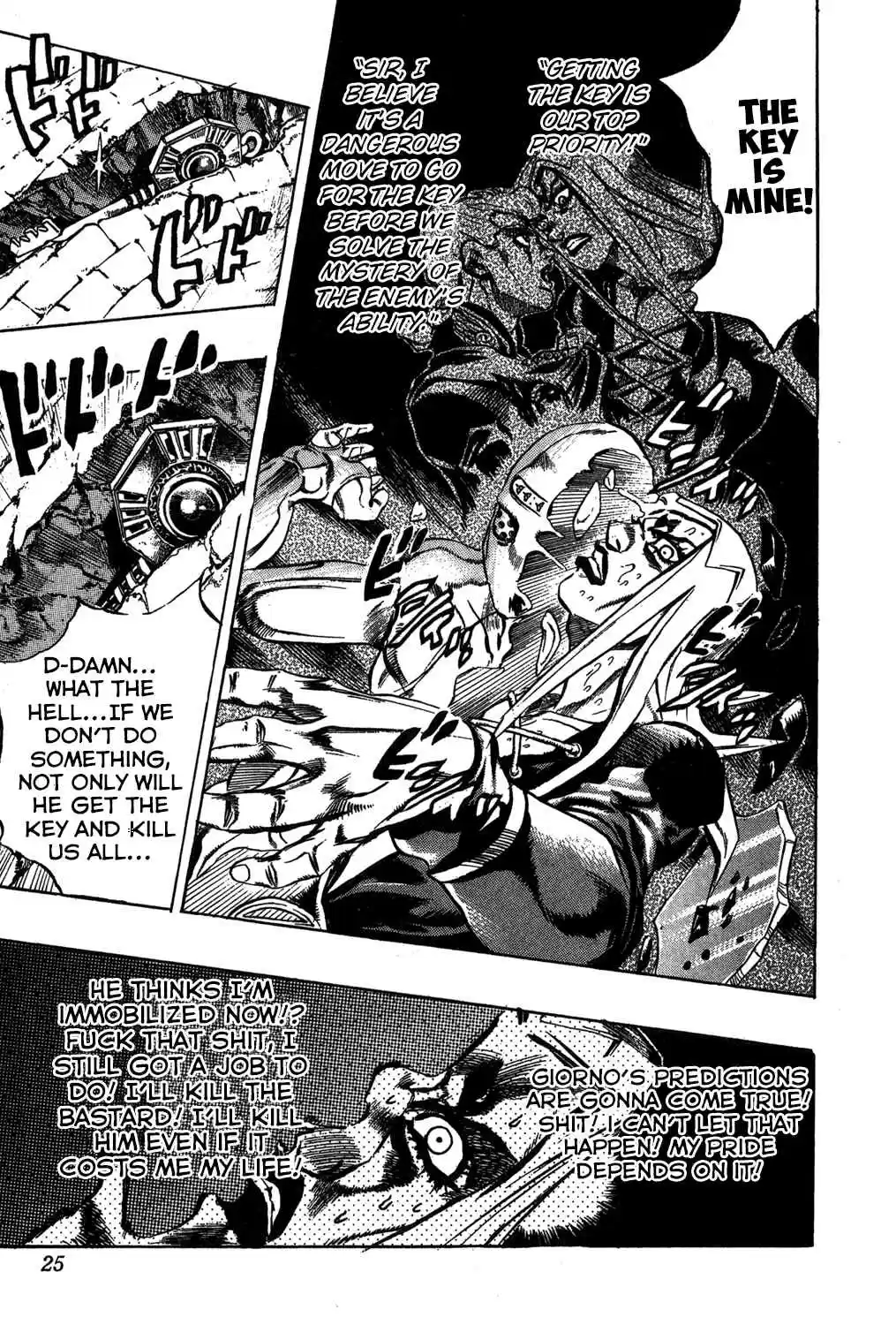 JoJo's Bizarre Adventure Part 5: Vento Aureo Vol.52 Ch.482