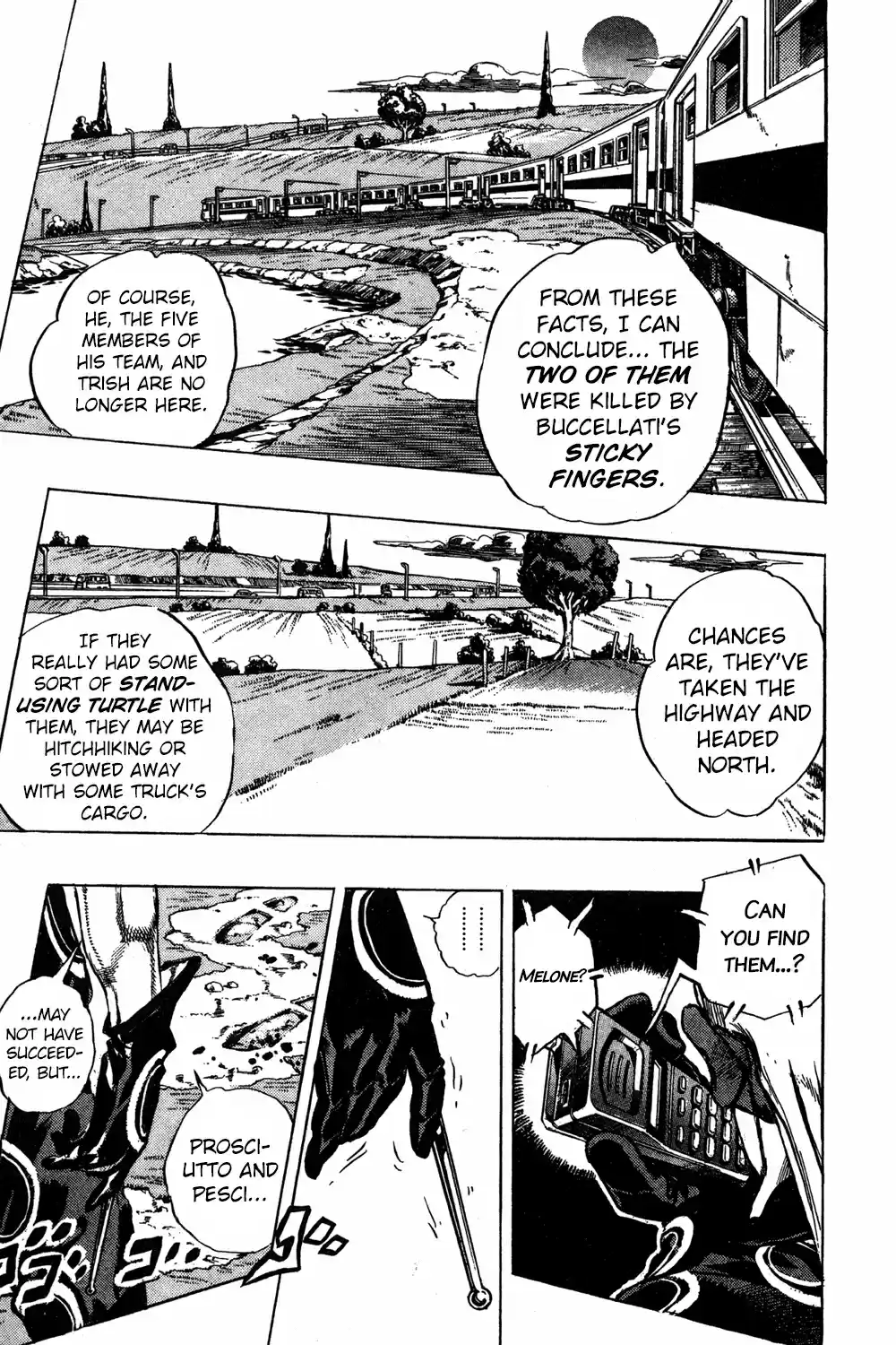 JoJo's Bizarre Adventure Part 5: Vento Aureo Vol.54 Ch.500