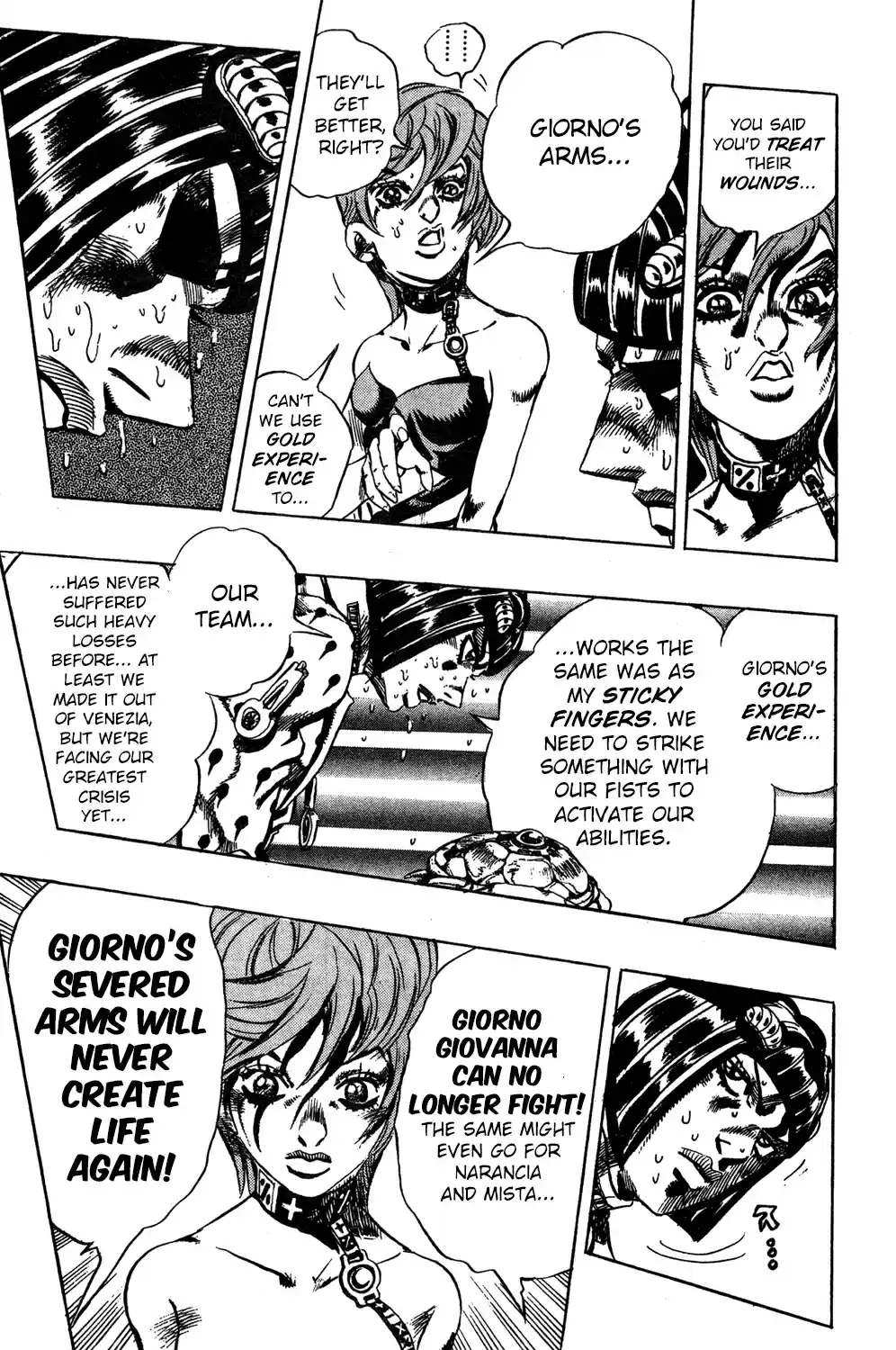 JoJo's Bizarre Adventure Part 5: Vento Aureo Vol.58 Ch.536