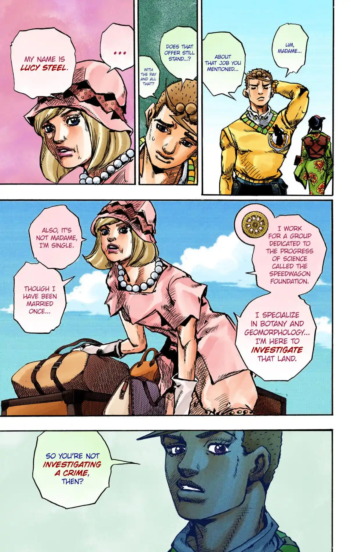 JoJo's Bizarre Adventure Part 8 - JoJolion (Official Colored) 109