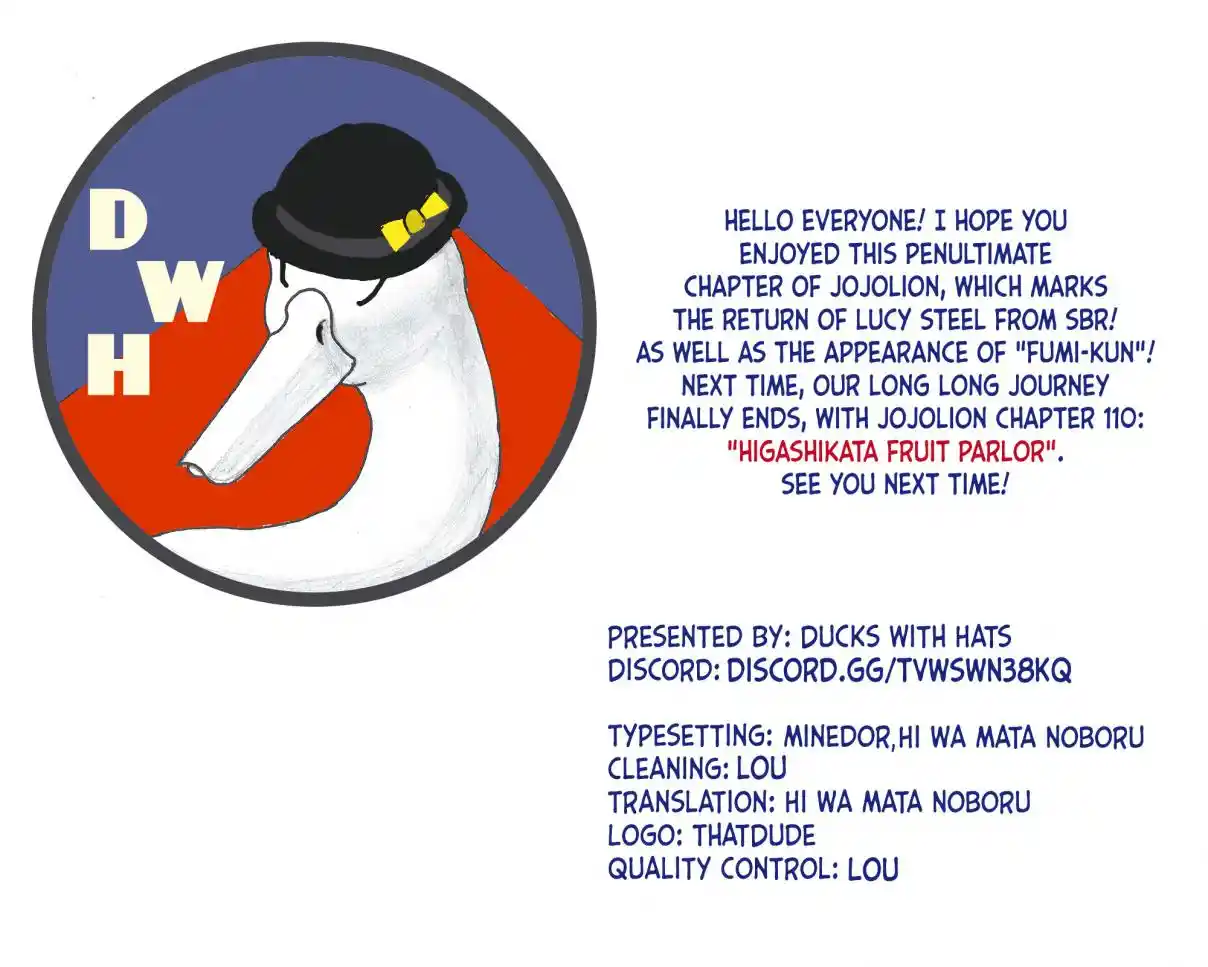 JoJo's Bizarre Adventure Part 8 - JoJolion (Official Colored) 109