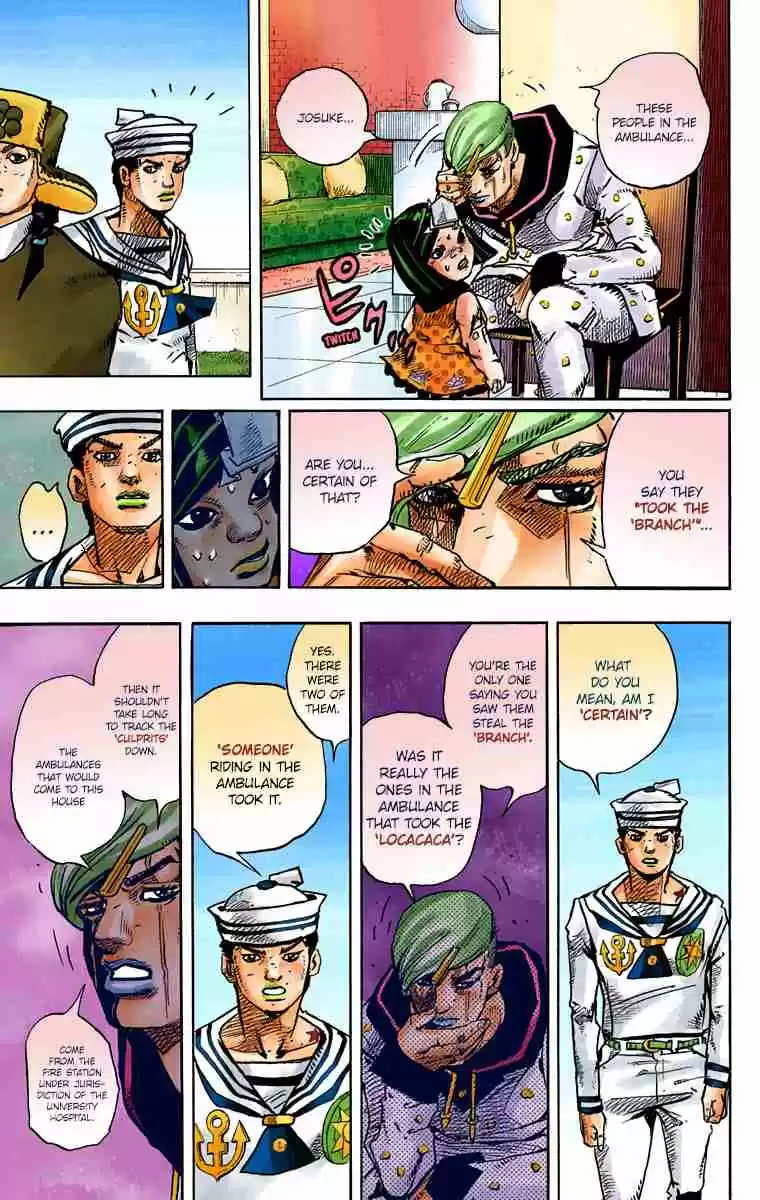 JoJo's Bizarre Adventure Part 8 - JoJolion (Official Colored) 77 Let's Go to TG University Hospital