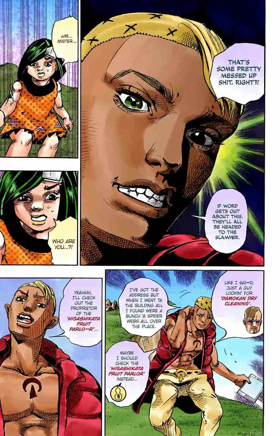 JoJo's Bizarre Adventure Part 8 - JoJolion (Official Colored) 87