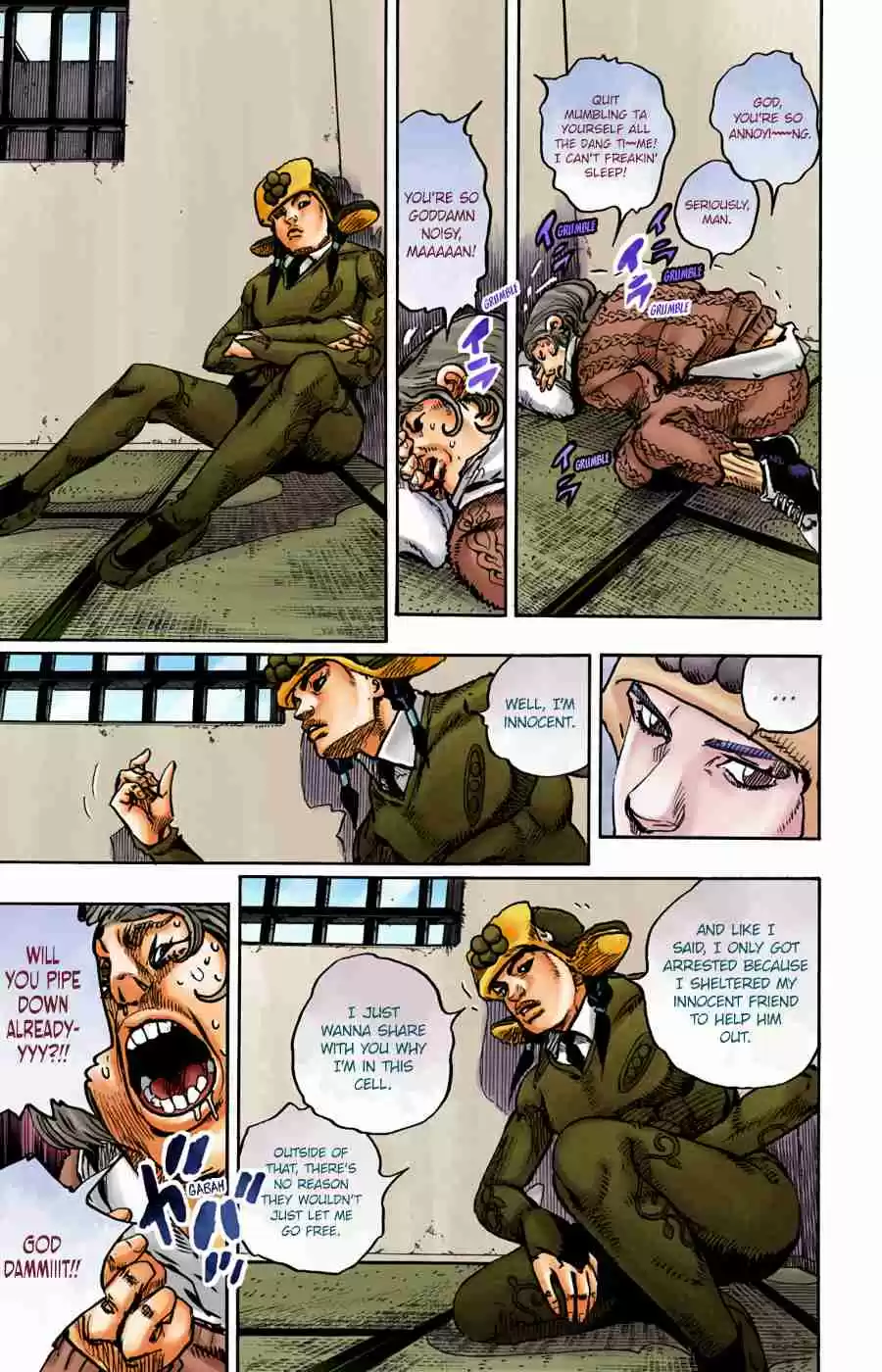 JoJo's Bizarre Adventure Part 8 - JoJolion (Official Colored) 96 Just Don't Move