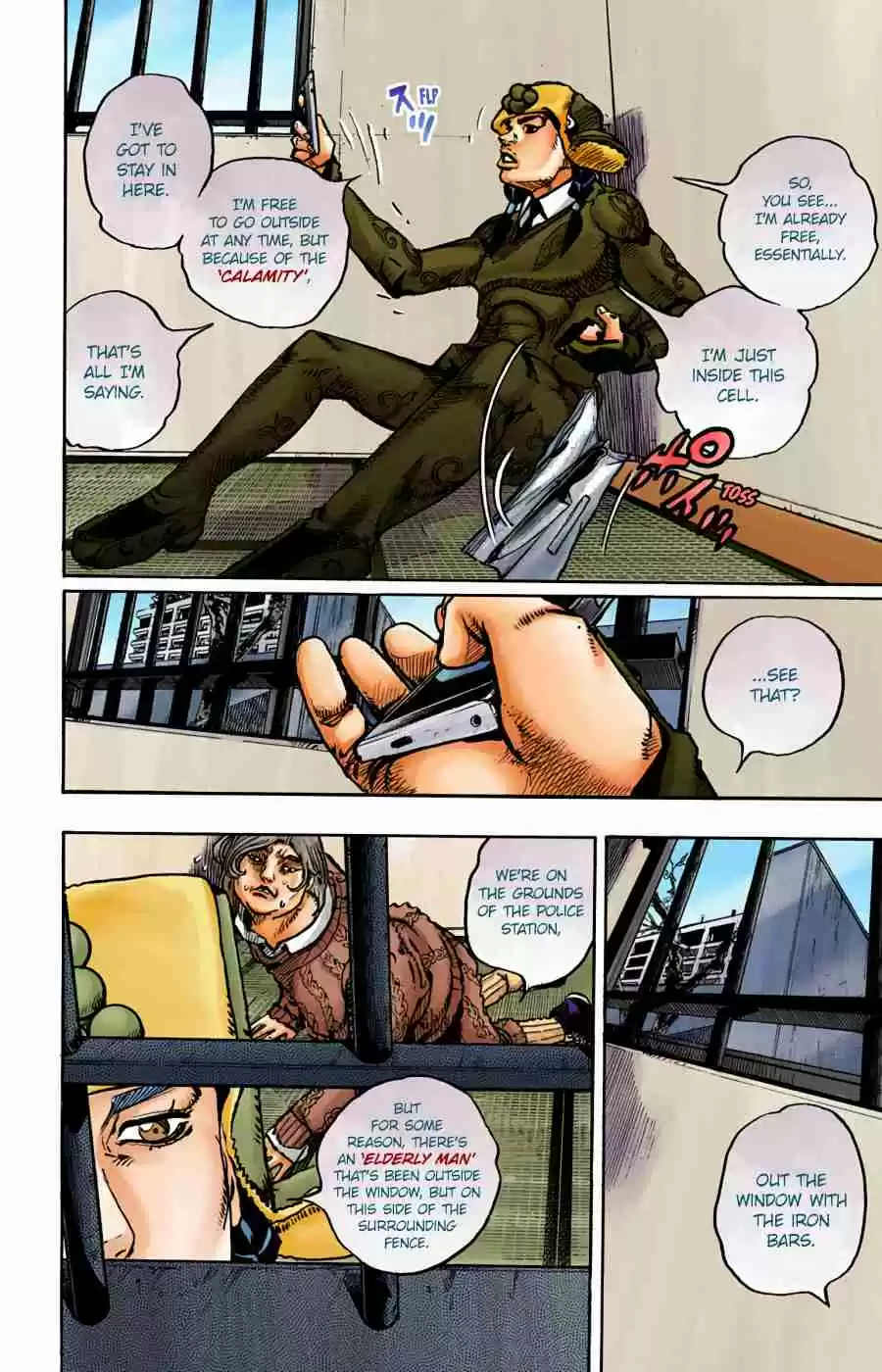 JoJo's Bizarre Adventure Part 8 - JoJolion (Official Colored) 96 Just Don't Move