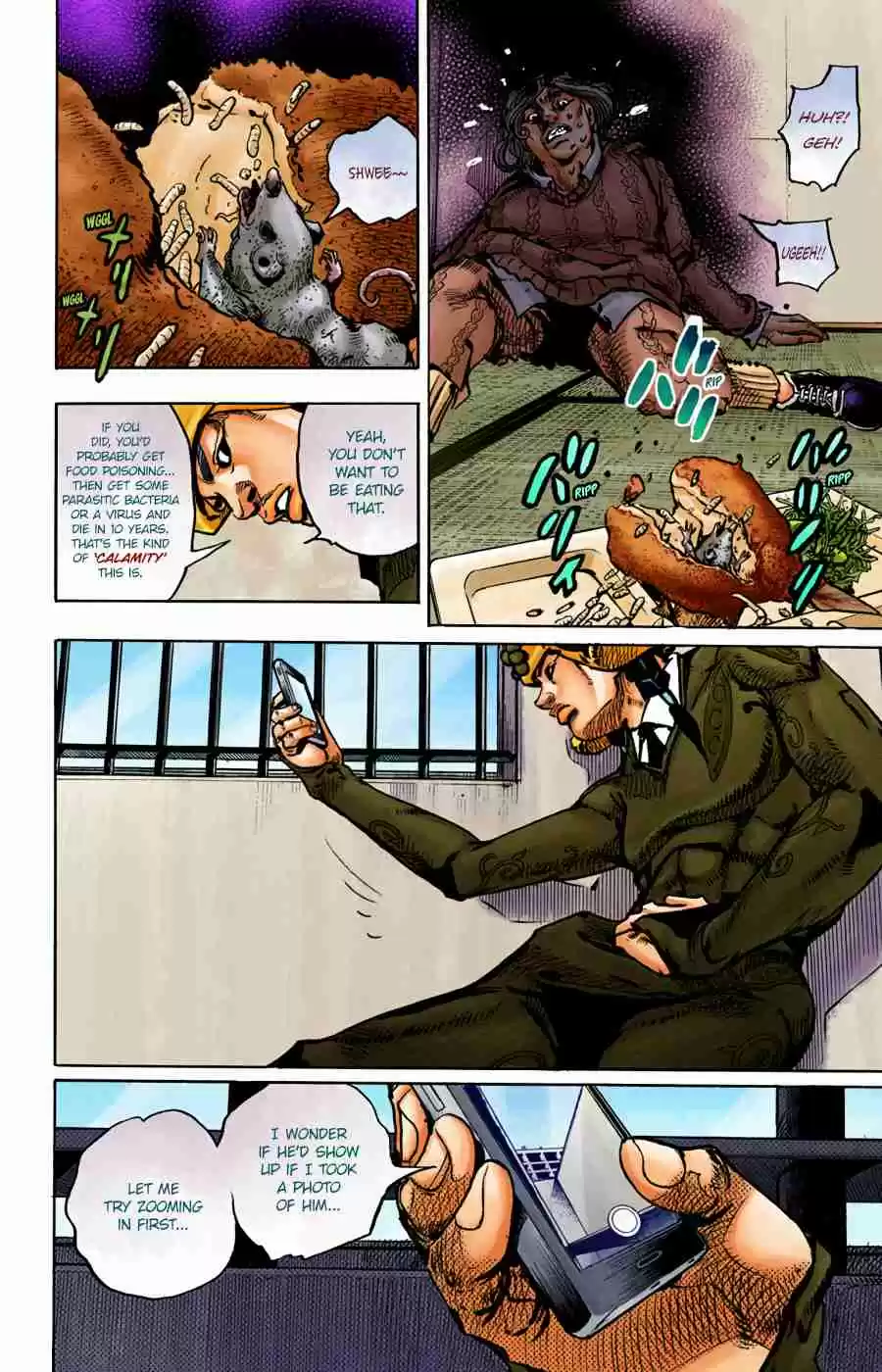 JoJo's Bizarre Adventure Part 8 - JoJolion (Official Colored) 96 Just Don't Move