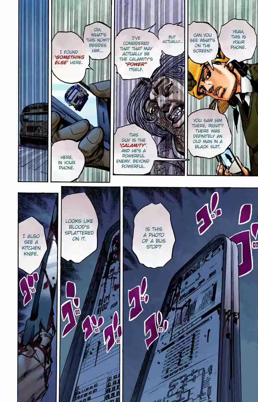 JoJo's Bizarre Adventure Part 8 - JoJolion (Official Colored) 96 Just Don't Move
