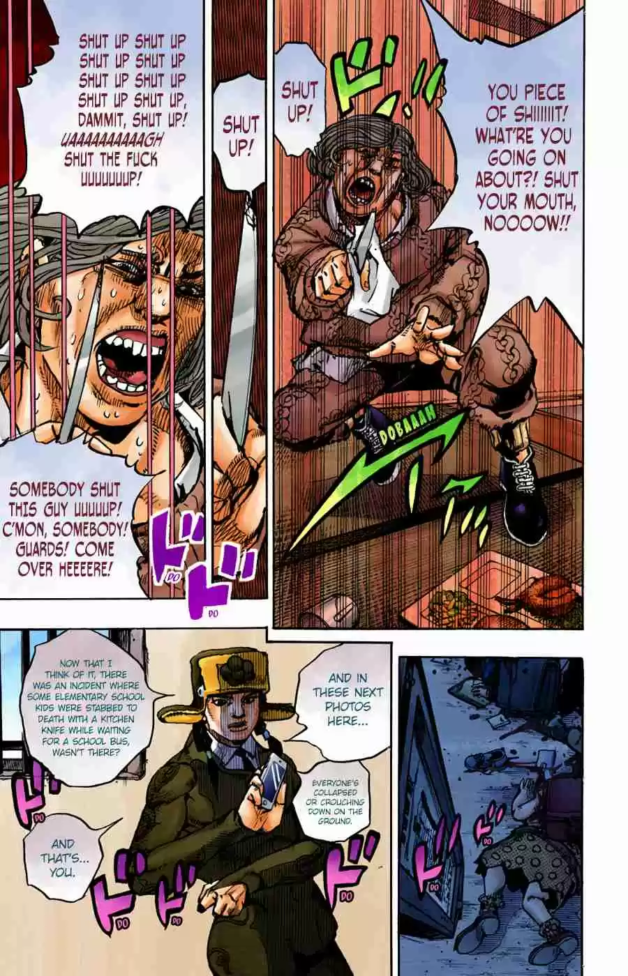 JoJo's Bizarre Adventure Part 8 - JoJolion (Official Colored) 96 Just Don't Move