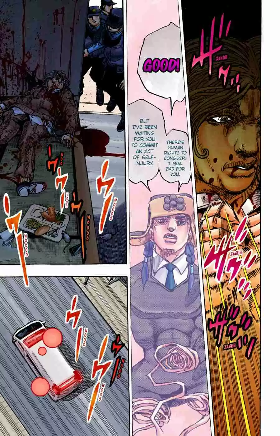 JoJo's Bizarre Adventure Part 8 - JoJolion (Official Colored) 96 Just Don't Move