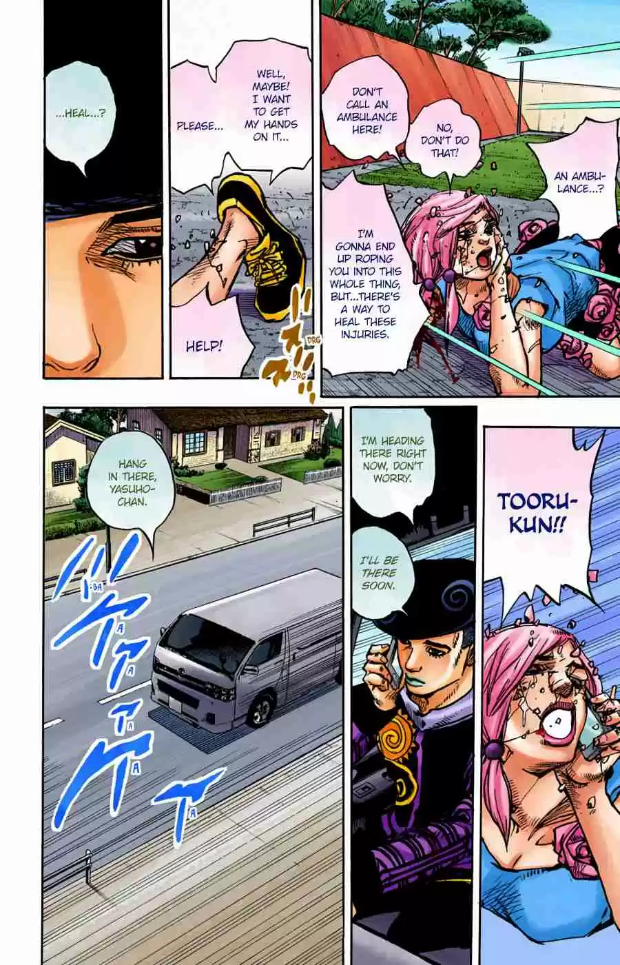 JoJo's Bizarre Adventure Part 8 - JoJolion (Official Colored) 96 Just Don't Move