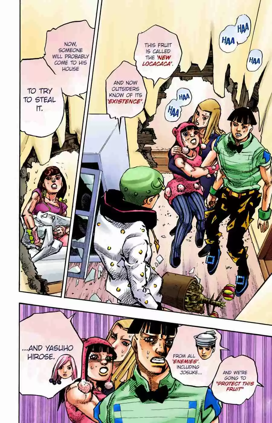 JoJo's Bizarre Adventure Part 8 - JoJolion (Official Colored) 96 Just Don't Move
