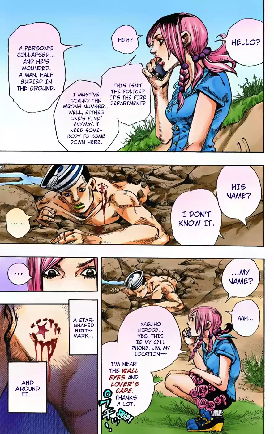 JoJo's Bizarre Adventure Part 8 JoJolion [Official Colored] Vol. 1 Ch. 1 Welcome to Morioh