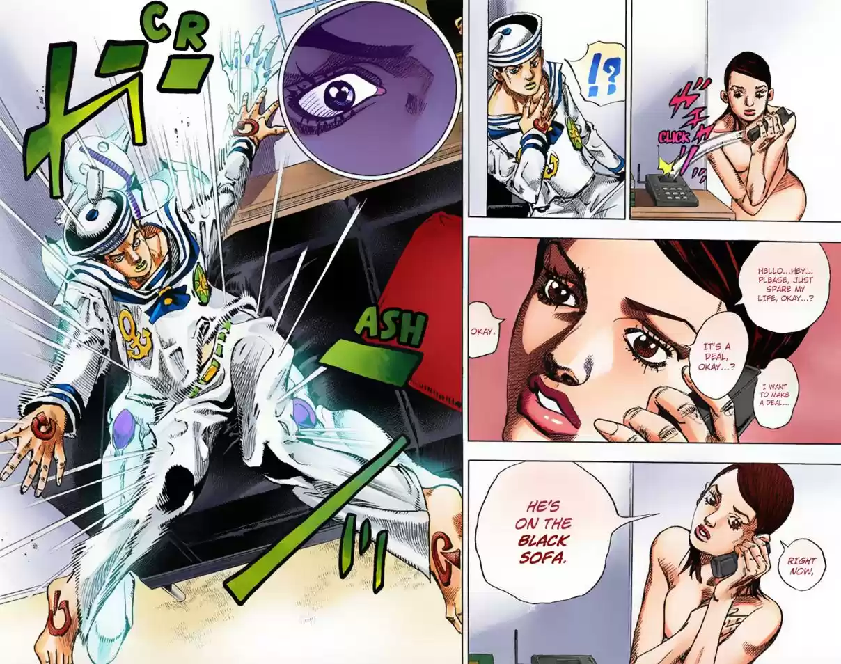 JoJo's Bizarre Adventure Part 8 JoJolion [Official Colored] Vol. 1 Ch. 5 Soft & Wet Part 4