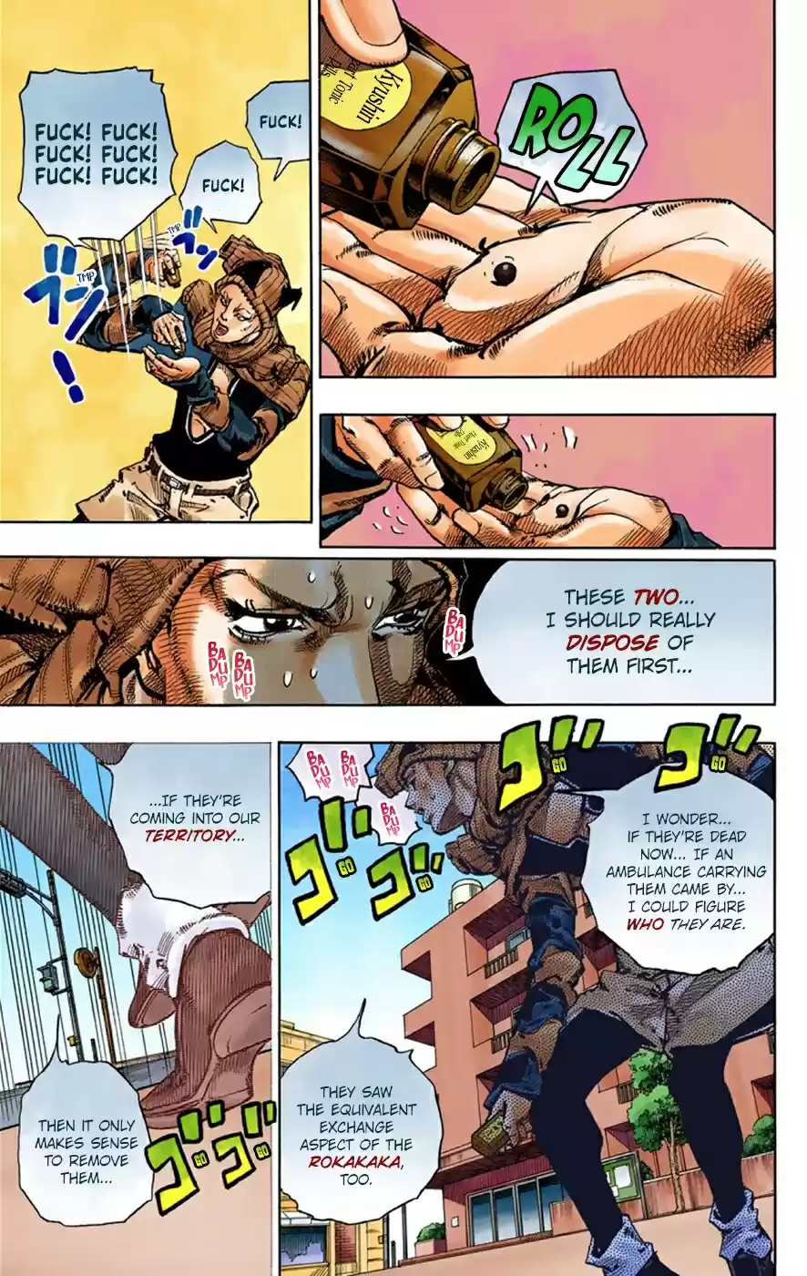 JoJo's Bizarre Adventure Part 8 JoJolion [Official Colored] Vol. 10 Ch. 41 Doobie Wah! Part 3