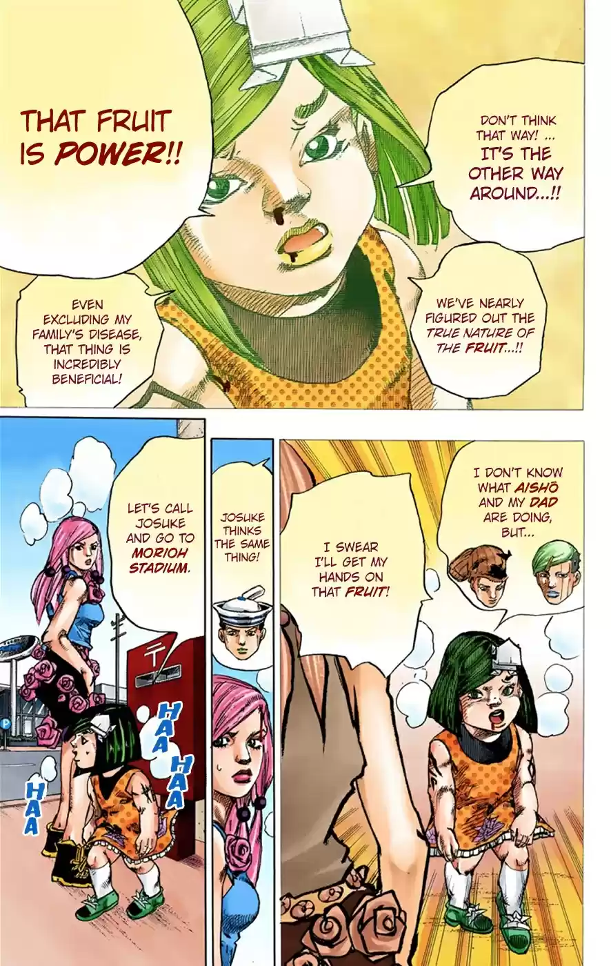 JoJo's Bizarre Adventure Part 8 JoJolion [Official Colored] Vol. 10 Ch. 41 Doobie Wah! Part 3