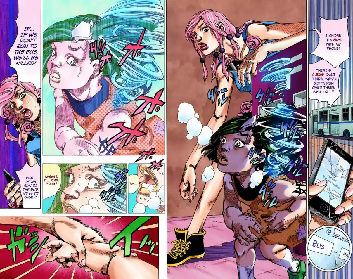 JoJo's Bizarre Adventure Part 8 JoJolion [Official Colored] Vol. 10 Ch. 41 Doobie Wah! Part 3