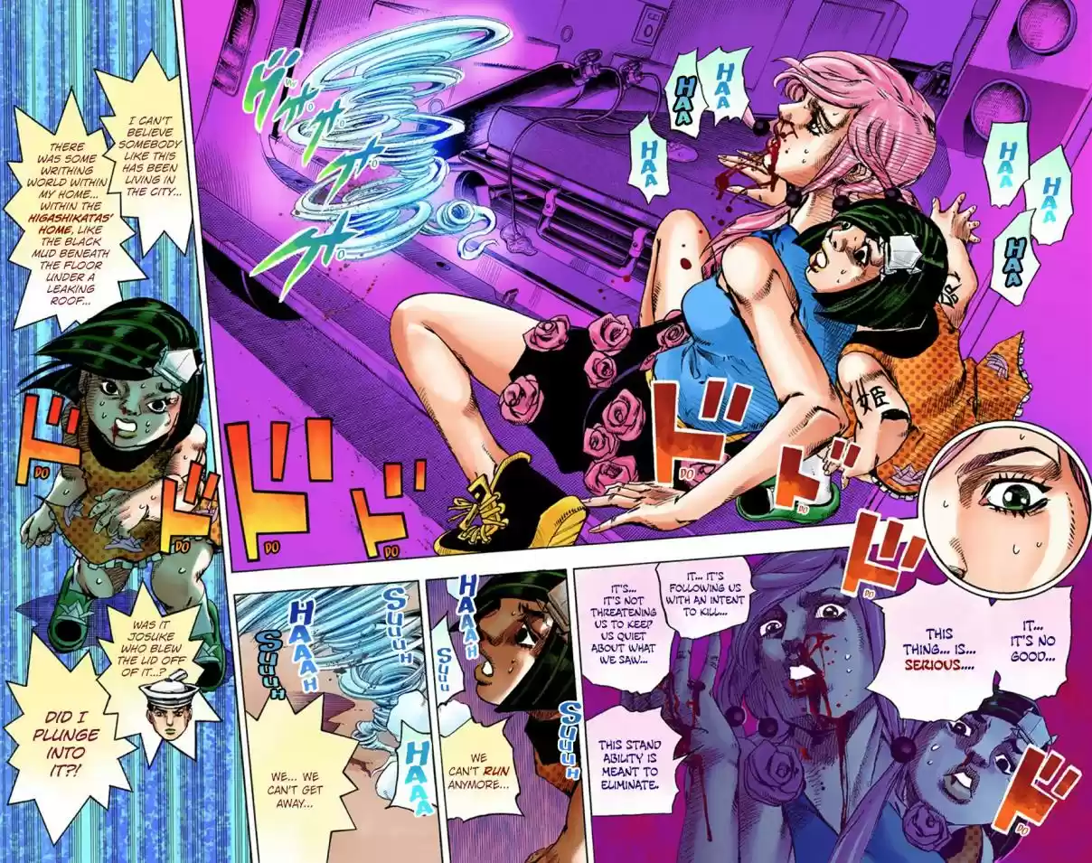 JoJo's Bizarre Adventure Part 8 JoJolion [Official Colored] Vol. 10 Ch. 42 Doobie Wah! Part 4
