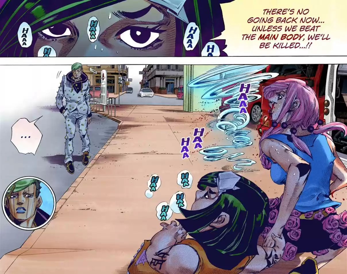 JoJo's Bizarre Adventure Part 8 JoJolion [Official Colored] Vol. 10 Ch. 42 Doobie Wah! Part 4